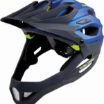 Kask ALPINA CARAPAX DARKBLUE-NEON 57-62