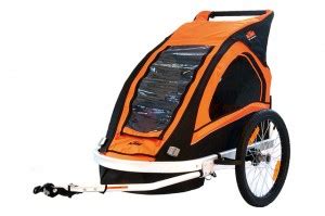 Przyczepka KTM for 2 kids, all wheater cover