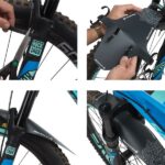 Błotniki BLACKBURN BARRIER XL MUDGUARD czarno-biał