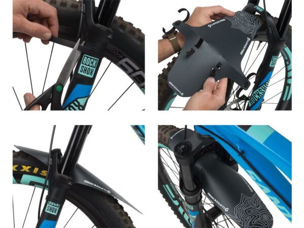 Błotniki BLACKBURN BARRIER XL MUDGUARD czarno-biał